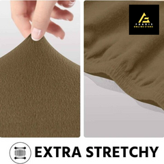 L-shape Sofa Covers-Chocolate