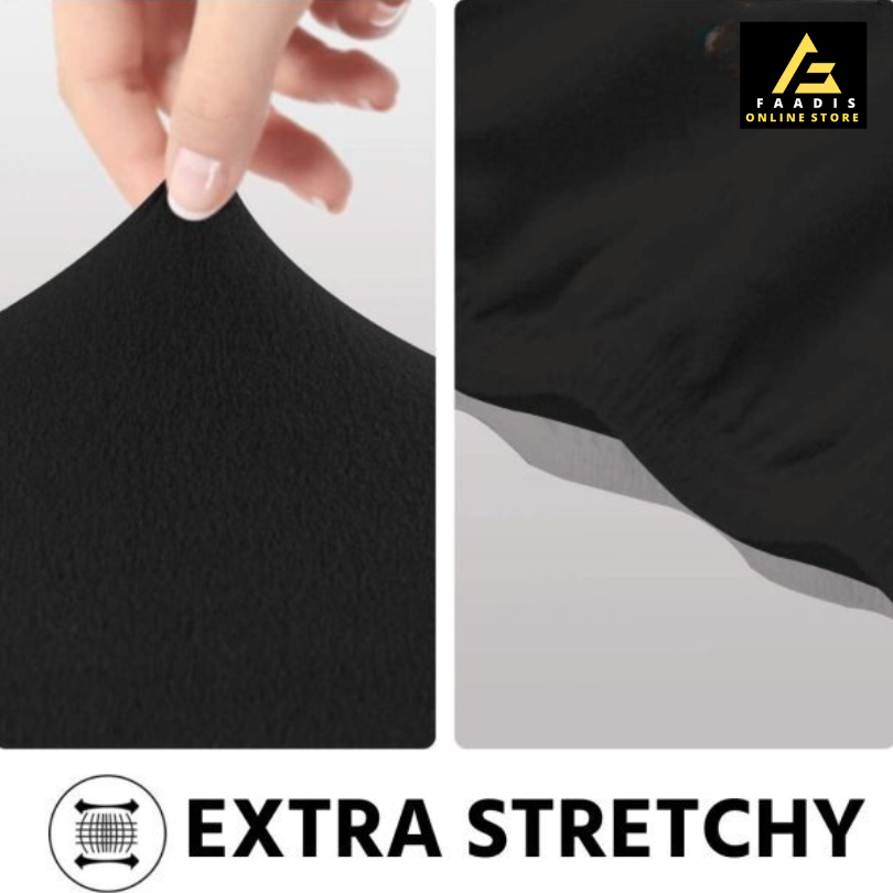 L-shape Sofa Covers-Black