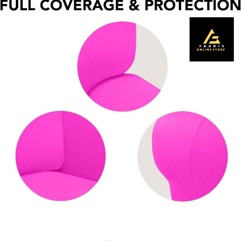 L-shape Sofa Covers-Shocking Pink